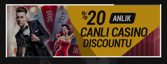 canlı casino discount bonusu - NGSBAHİS %20 ANLIK CANLI CASINO DISCOUNT BONUSU