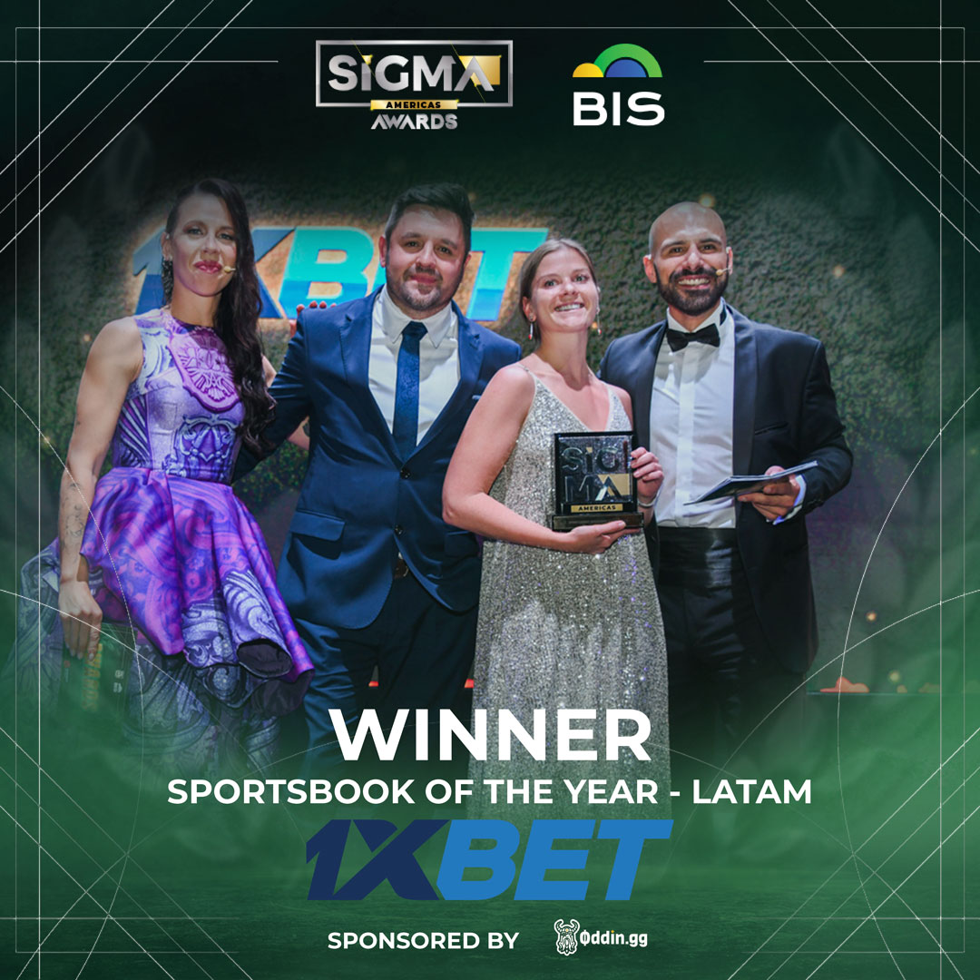 SiGMA Awards Americas 2023 - 1xBet Latin Amerika’da Yılın Bahis Şirketi dalında ödül kazandı